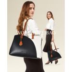 Γυναικεία Τσάντα Ώμου Tote Lovevook WB3290 Μαύρο/Μπεζ 20L | Καθημερινή Τσάντα για Πόλη & Γραφείο