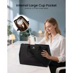 Γυναικεία Τσάντα Ώμου Lovevook WB4447 Μαύρο 18L | Κομψή με Γεωμετρικό Σχεδιασμό & Διπλή Προστασία