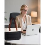 Γυναικεία Τσάντα Ώμου Lovevook WB5036 Μπεζ/Μαύρο/Καφέ | Ελαφριά, Αδιάβροχη & Δώρο Τσαντάκι Χειρός