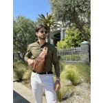 Ανδρικό Δερμάτινο Τσαντάκι Χιαστί Bull Captain XB 019 Καφέ | Ασφάλεια, Άνεση & Vintage Στυλ