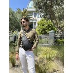 Δερμάτινο Ανδρικό Τσαντάκι Body Bull Captain XB 129 Μαύρο – Στυλ & Πρακτικότητα με USB Θύρα