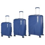 Σετ Βαλίτσες Xplorer 172 Μπλε (3τμχ) Πολυπροπυλένιο με TSA & Επέκταση